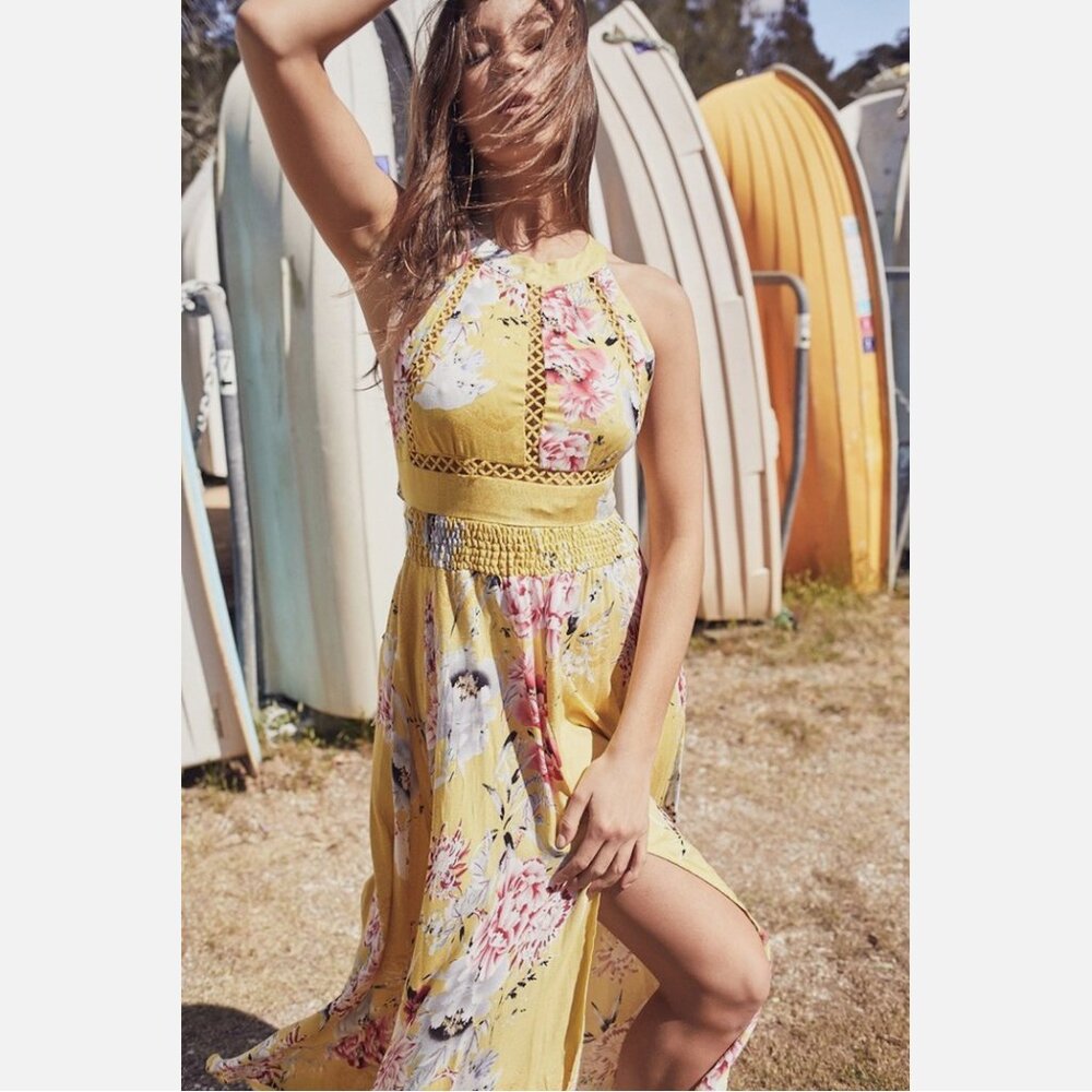 Jaase Endless Summer Bohemian Floral Maxi Dress